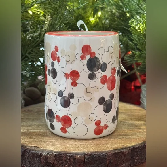 ✨ Brand New w/Tags Rae Dunn Disney enjoy Mug featuring Mickey Mouse Ears ✨ - Picture 6 of 13